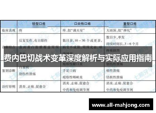 费内巴切战术变革深度解析与实际应用指南